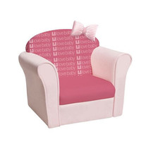 Original Kids Sofa with Armrest and Thick Cushion-Pink - Color: Pink - £69.30 GBP