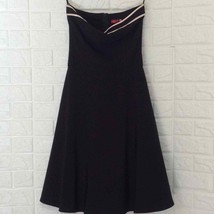 Ruby Rox black strapless dress with full skirt - £23.54 GBP