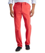 Club Room Men&#39;s Four-Way Stretch Chino Pants Retro Red-33x30 - $21.99