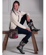 ✨Sakroots by The SACK Rain Boots RHYTHM Nature Hunter Peace Removable Fu... - $89.99
