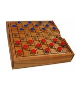 BoardGame Ethical Thai Wooden Checkers Strategy Travel Brain Teaser IQ 1... - £21.47 GBP