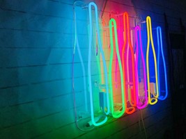 New Wine Bottles Neon Sign Acrylic Bar Poster Bedroom Home Light Gift 19&quot;x14&quot; - £199.03 GBP