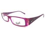 Persol Eyeglasses Frames 2821-V 747 Clear Purple Fuchsia Horn 52-15-135 - £73.54 GBP