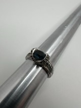 Vintage Avon Silver Blue Stone Ring Size 11 - £9.56 GBP