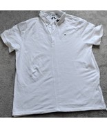 J Lindeberg Polo Shirt Mens Size XXXL 3XL White Relaxed Fit - £17.23 GBP