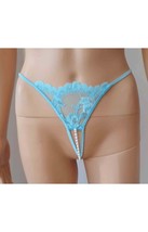 Crotchless Pearl G String Panty - £17.82 GBP