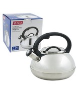 Tea Kettle Stainless Steel with Whistle Mirror Finish 3 Qt Teapot Lightw... - £9.51 GBP