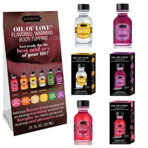 KAMA SUTRA OIL OF LOVE KISSABLE WARMING FORPLAY BODY OIL .75 oz - $16.99