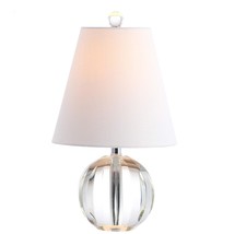 Goddard 16&quot; Crystal Ball/Metal Led Table Lamp Glam Transitional Bedside Desk Nig - £156.49 GBP