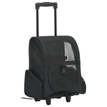 Pet Trolley Black Fabric, metal Small Foldable Pet Trolley - $2,598.80 MXN