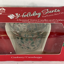 Guild House Holiday Scents Jar Candle Cranberry Votive Holder 2-1/4" - $10.44