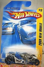 2008 Hot Wheels #2 New Models 2/40 SPECTOR Silver-Blue w/Black OH5 Spoke BlueRim - £6.44 GBP