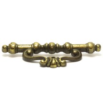 Vintage Brass Tone Drawer Cabinet Pull Door Handle X-Large 8 1/2&quot; - £9.32 GBP