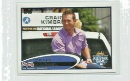 Craig Kimbrel (Atlanta) 2012 Topps Update ALL-STAR Game Variation #US268-RARE - £7.50 GBP