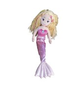 Aurora Plush Mermaid Doll 18 Inch Pink Stuffed Animal Kids Toy - £12.42 GBP