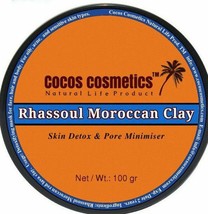 Moroccan Clay Rhassoul Face mask |  Red Moroccan Facial Clay mask 100 gr - £14.04 GBP