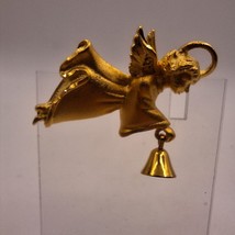 GG on back made in USA angel with Bell gold tone pin - $13.50