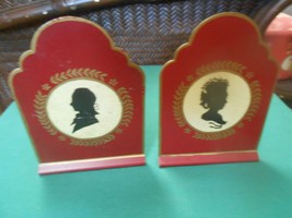 Great Collectible Antique Metal Victorian Bookends.....LADY and GENTLEMAN - £23.34 GBP