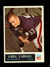 1965 Philadelphia #118 Greg Larson Ex (Rc) Ny Giants *X83605 - £1.95 GBP