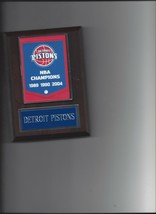 Detroit Pistons Plaque Nba Champions Champs Basketball Nba - £3.94 GBP