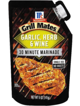 McCormick Grill Mates Garlic, Herb & Wine 30 Minute Marinade, 5 oz (Pack of 5) - $11.85