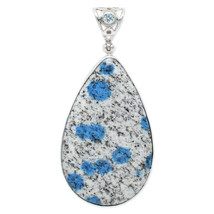 Starborn Women&#39;s K2 Granite Azurite Pendant Necklace (22&quot;) Blue - £112.88 GBP