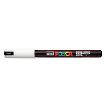 Uni Posca Extra Fine Tip Paint Marker 0.7mm - White - £11.19 GBP