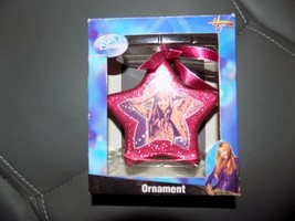 Hannah Montana - Disney - Star Shaped Pink Christmas Ornament NEW - £11.27 GBP
