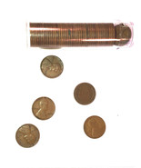 1940 P Lincoln Wheat Cent Roll 50 Coins Very Good To Very Fine Condition - £3.98 GBP