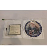 Lena Liu&#39;s Basket Bouquets &quot;Tulips and Lilacs&quot; 4941-A collector plate 1s... - £20.49 GBP