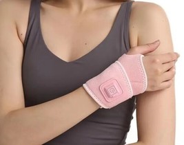 Pink Electric Wrist Hot Compress Therapy USB Controlled Temperature Wrap Brace - £18.16 GBP