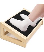 Wood City Foot Rest For Under Desk At Work, 3 Heights Adjustable, Natural - $62.65 CAD