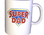 “Super DAD” 4 1/2”H x 3 1/2”W Oversized Coffee Tea Mug Cup-BRAND NEW-SHI... - $19.68