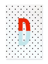 Kate Spade New York Initial &quot;D&quot; Notepad Paper Pad with 100 Blank Sheets 7&quot; x 4&quot; - £10.24 GBP