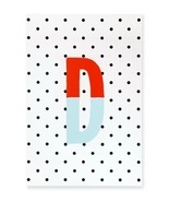 Kate Spade New York Initial &quot;D&quot; Notepad Paper Pad with 100 Blank Sheets ... - £10.08 GBP