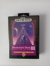 Phantasy Star III: Generations of Doom Sega Genesis Cib Hangtab Map Tested - £97.12 GBP