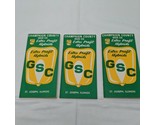 (3) Vintage GSC Extra Profit Hybrid Corn Data Memo Notebook St Joseph Il... - $14.25