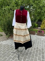 Handmade dirndl dress Bavarian Oktoberfest dirndl dress  Size XL - £38.10 GBP