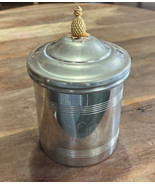 Master Craftsmen Shop Williamsburg, VA Pewter Pineapple Canister Engrave... - $346.32 MXN
