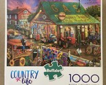 Buffalo Games Country Life 1000 Piece Puzzle Antique Market Sealed - $15.46