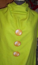 Giant button 2.5&quot; cartoonish gold for a 7 Dwarfs costume Mario Luigi Big... - £1.19 GBP