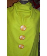 Giant button 2.5&quot; cartoonish gold for a 7 Dwarfs costume Mario Luigi Big... - $2.05 CAD