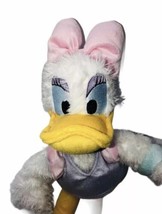 Disney Parks Daisy Duck Plush Toy Doll Pink And Purple 13” - £11.95 GBP