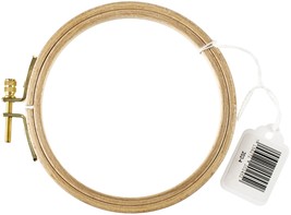 Frank A. Edmunds Beechwood Hand Or Machine Embroidery Hoop-4&quot; - £12.23 GBP