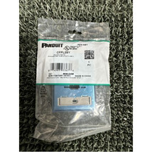 Panduit CFPL2IWY FACEPLATE 2PT SGL GANG TWO MINICOM MODS - $25.98