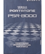 Yamaha PSR-8000 Workstation Keyboard Original Owner's Manual Book, Very ... - $59.99