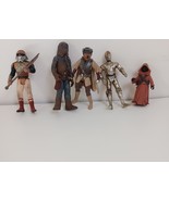 Star Wars Lot 1996-1999 Princess Leia, Chewbacca, C3PO, Lando And Jawa - $757.45 MXN