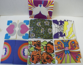 Lot of 28 Vintage 1960&#39;s Fold-A-Note Stationary Sheets, 7 Designs, NEW OLD STOCK - £7.99 GBP