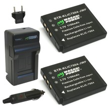 Wasabi Power Battery (2-Pack) and Charger for Fujifilm NP-50, BC-50, BC-45W and  - $35.99