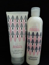 Avon Beautiful Splendeur 2pc Body Lotion &amp; Body Scrub Set~ Lot Of 2 New &amp; Sealed - £11.90 GBP